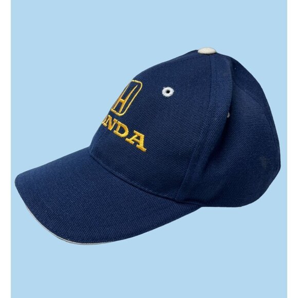 Honda Hat Cap Adults OSFA Blue Strap Back‎ Adjustable Embroidered Logo Mens - Picture 3 of 9